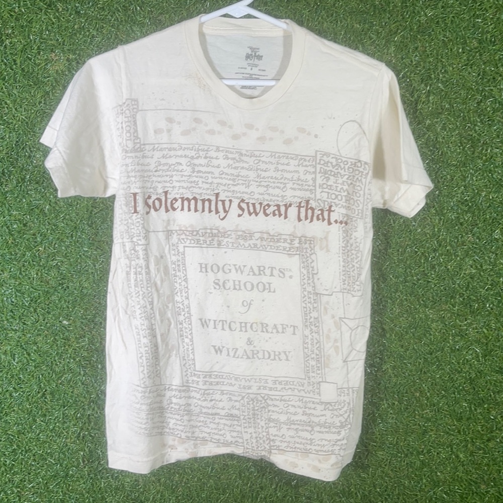 Harry Potter Cream Graphic Tee